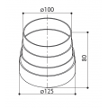 FABER RACCORDO RC125/100      6098010/112.0157.302