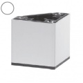 GIESSETECH PQ2R-80/011        PIEDINO REG 8X8 H3CM BIANCO