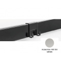 METALINEA MP005 GANCIO DOPPIO ACCIAIO INOX LINEA POP