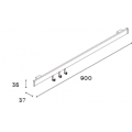 FR ACC 4300009-21 ACCIAIO     CONF. BARRA TITAN L90