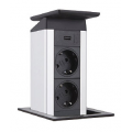 EVOLINE 1593 1100 0200        PORT PUSH 2SCHUKO 1USB