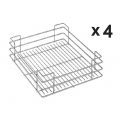 SIGE 251 60 -4CC CROMO        4CESTI FILO CROMO GREEN
