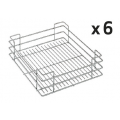 SIGE 251 30 -6CM METAL        6CESTI FILO METALLIZZATO GREEN