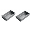 TECNOINOX 2 VASCHETTE  2300MM PER FRONT 15 ALLUMINIO