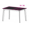 PIANO+2A L 140X90 7E GRAFITE  08STB140.XXXX7E7E ELOME