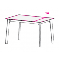 PIANO+1A MIA 160X90 7A BIANCO 08DIA160.XXXX7A7A ELOME
