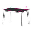 PIANO+1A MIA 160X90 7E GRAFITE08DIA160.XXXX7E7E ELOME