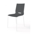 SEDIA LIZ 06 BIANCO GRAFITE   08ELE001.06E3XXXX ELOME